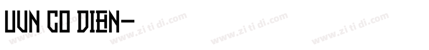 UVN Co Dien字体转换